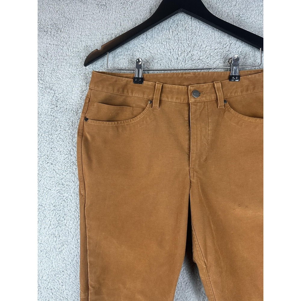 Lululemon Pants Men 32 Canvas Stretch Straight Leg Work Casual YKK Zipper Preppy